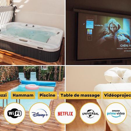 La Suite 176 - Piscine Privee, Spa, Hammam A Reims Bagian luar foto